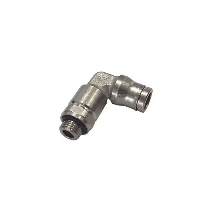 Codo de 90° Extendido Ajustable Parker 3669 06 13 LF 3600 Push-to-Connect para Tubo 6 mm a Macho BSPP G1/4 en Latón