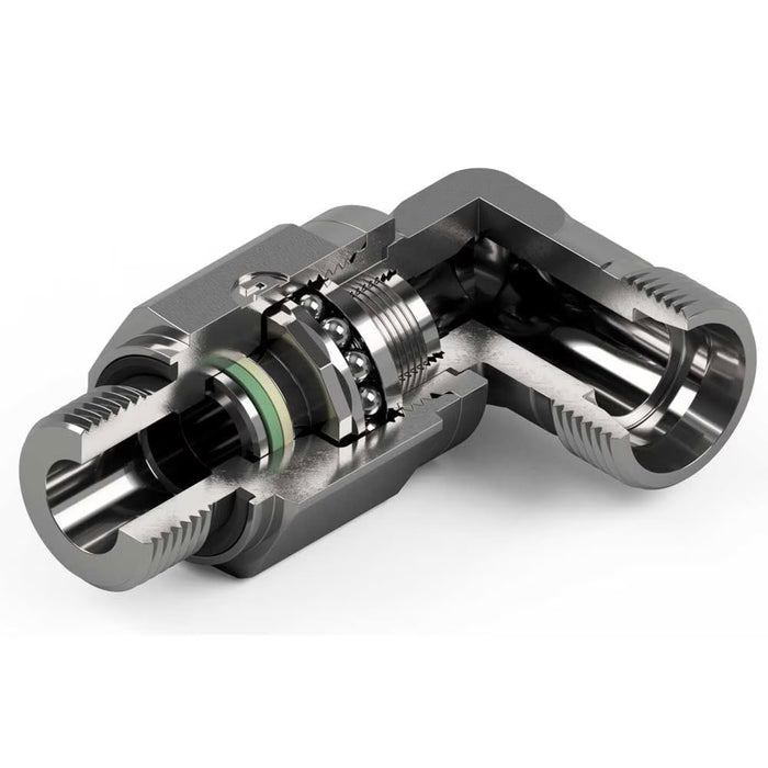 Codo de 90° Giratorio 360° Tipo Stud Ermeto Parker DG104/20SRHDOMDCF Serie EO Heavy para Tubo 20 mm a Macho BSPP G3/4 en Acero