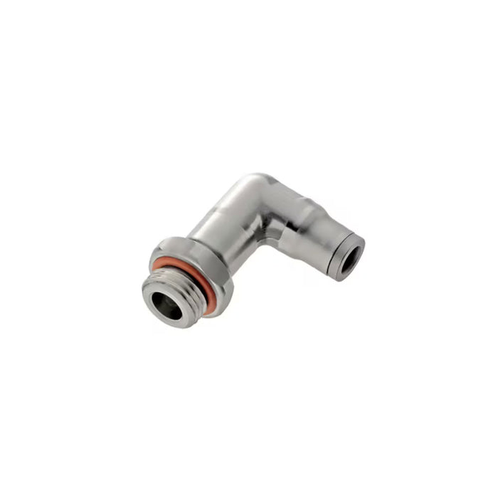 Codo de 90° Legris Parker 3899 06 19 LF 3800 Push-to-Connect en Acero Inoxidable 316L para Tubo 6 mm a Macho Métrico M5