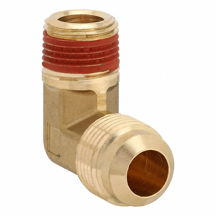 Codo de 90° Macho Parker VS149F-10-8 Flare 45° de 5/8 in a 1/2 in NPT en Latón