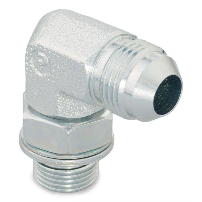Codo de 90° Parker 12C4OMXS Triple-Lok 37° Flare a BSPP ORR de 3/4 in en Acero