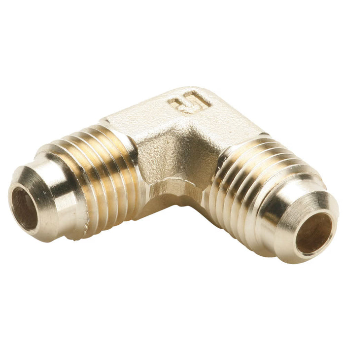 Codo de 90° Parker 155F-4 Forjado Latón 45° Flare de 1/4 in