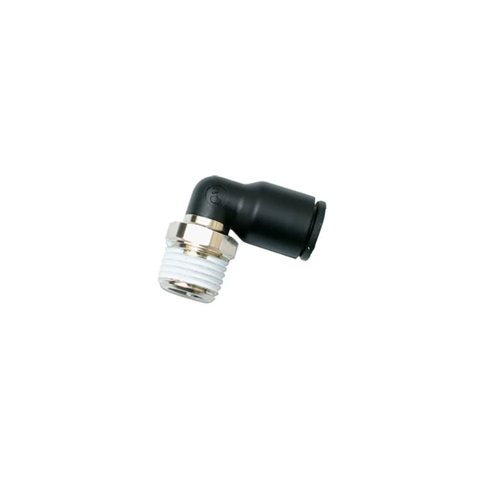 Codo de 90° Push-In para Neumática Parker 3109 04 20 Stud LF 3000 Tubo 4 mm a BSPT Macho de 5/16 in