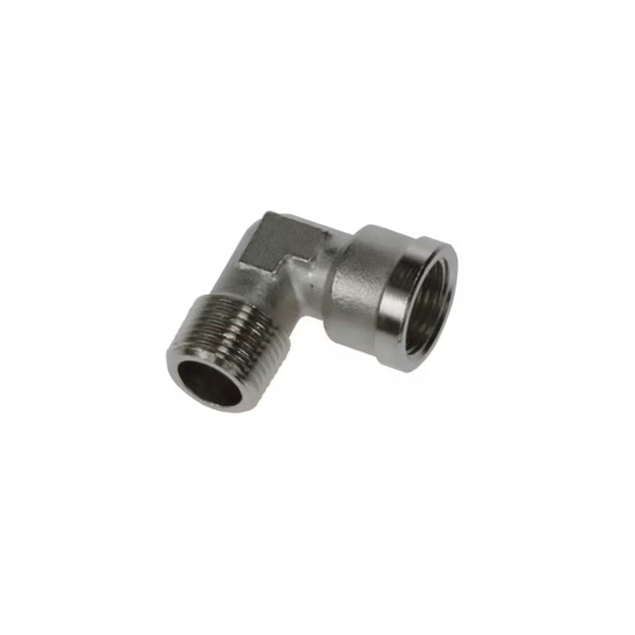 Codo de 90° de Reducción BSPT a BSPP Parker 0913 00 13 R1/4 Macho a G1/4 Hembra Latón