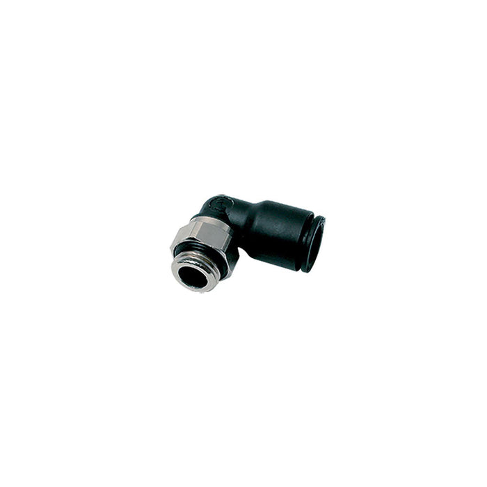 Codo de 90° para Neumática Parker 3199 04 13 Push-In Stud LF 3000 Tubo 4 mm a BSPP Macho de 1/4 in