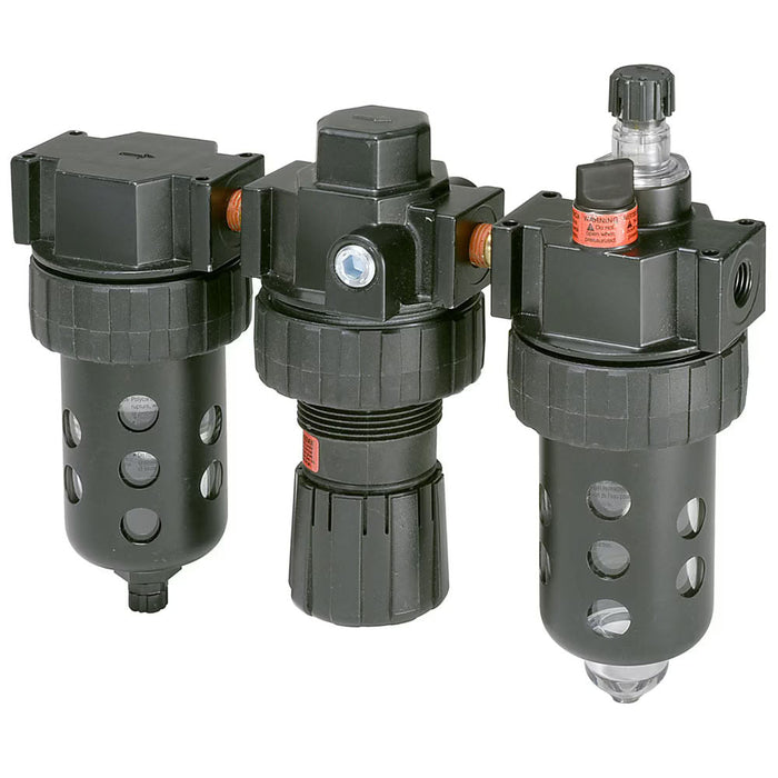 Combo FRL Compacto Parker 06A32A18A2BC de 1/2 in con Filtro Regulador y Lubricador
