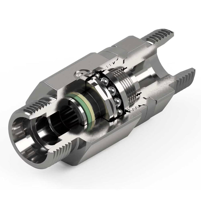 Conector Giratorio 360° Ermeto Parker DG101/16SHDOMDCF Serie EO Heavy para Tubo 16 mm en Acero