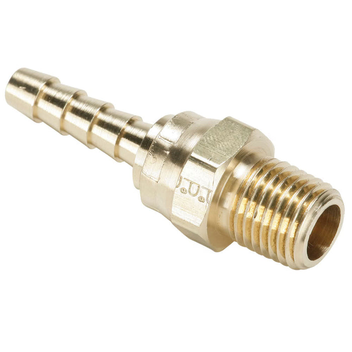 Conector Giratorio Parker 125HBLSV-4-4 Latón Barba 1/4 in a NPT 1/4 in Macho