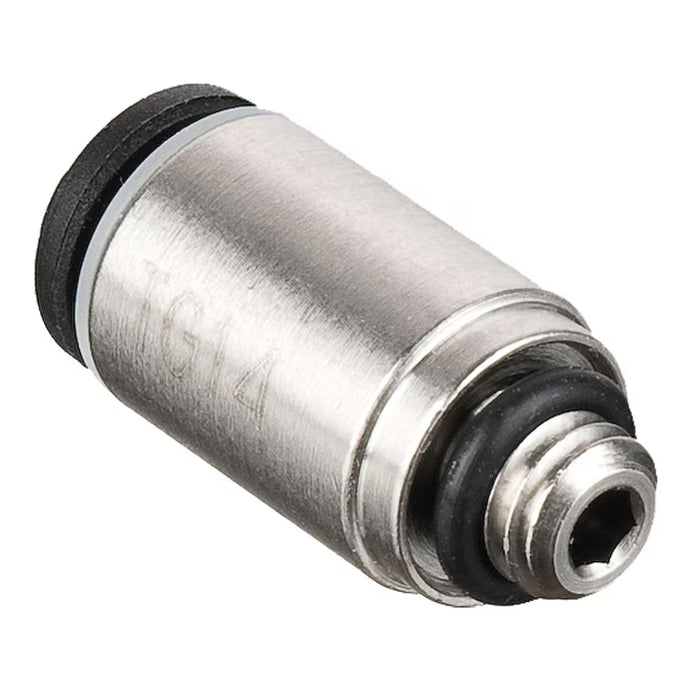 Conector Neumático Redondo Parker PLP Composite 68LFR-4-M5 Push-In para Tubo 1/4 in a Rosca M5