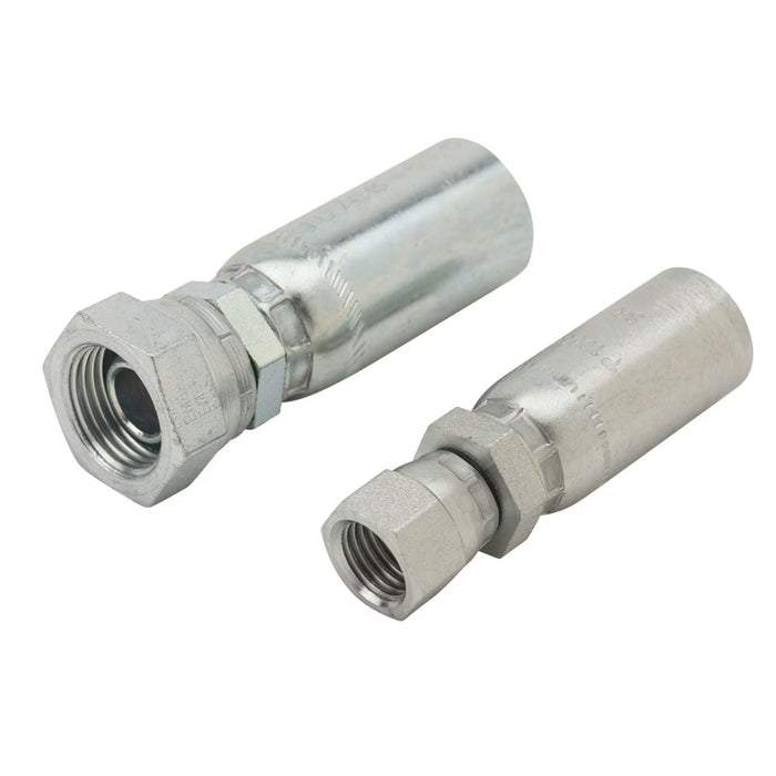 Conector Parker 106CG-8-8 CG Series Crimp Permanente JIC Hembra 3/4-16 in Manguera 0.5 in