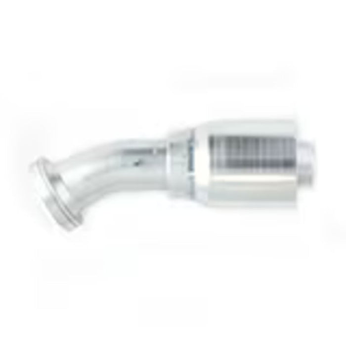 Conector Parker 16E77-20-20 Crimp 77 Series Flange SAE 62 Codo 30° para Manguera 1-1/4 in