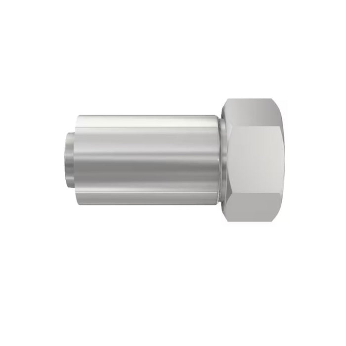 Conector Parker 1C977-38-20C Crimp 77 Serie Rosca Métrica S Hembra Giratoria M52x2.0 Manguera 1-1/4 in Acero Inoxidable