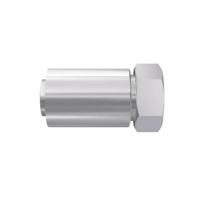 Conector Parker 1CA77-22-12 Crimp 77 Serie Rosca Métrica L Hembra Giratoria M30x2.0 Manguera 3/4 in Acero