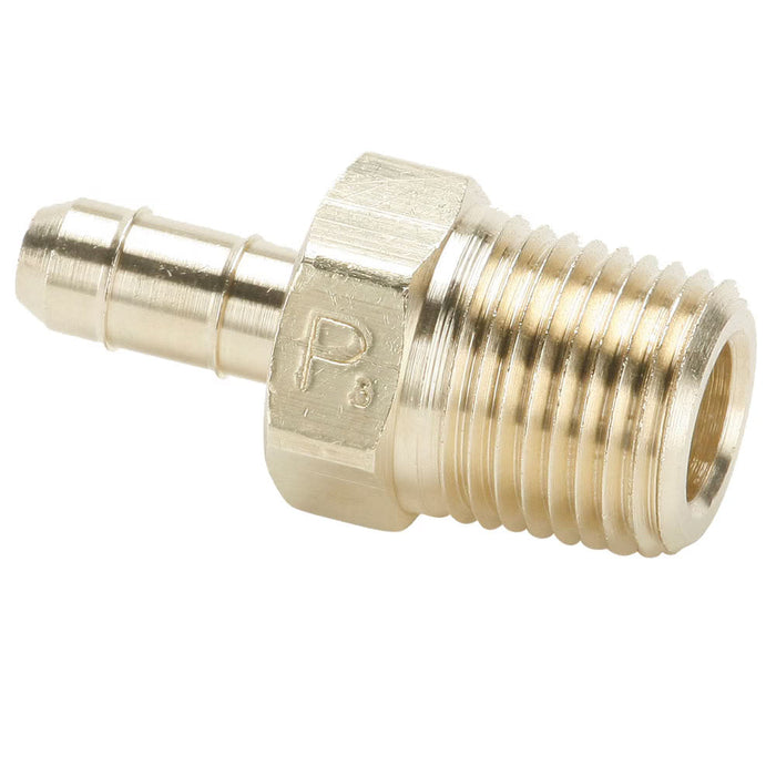 Conector Parker 28-6-4 Dubl-Barb Latón para Tubo 3/8 in a Rosca Macho 1/4 in