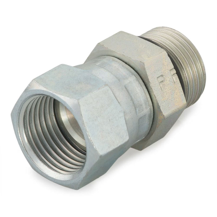 Conector Parker 4-6 F65OX-S Triple-Lok Recto 37° Flare Swivel a SAE ORB 9/16-18 6000 psi Acero