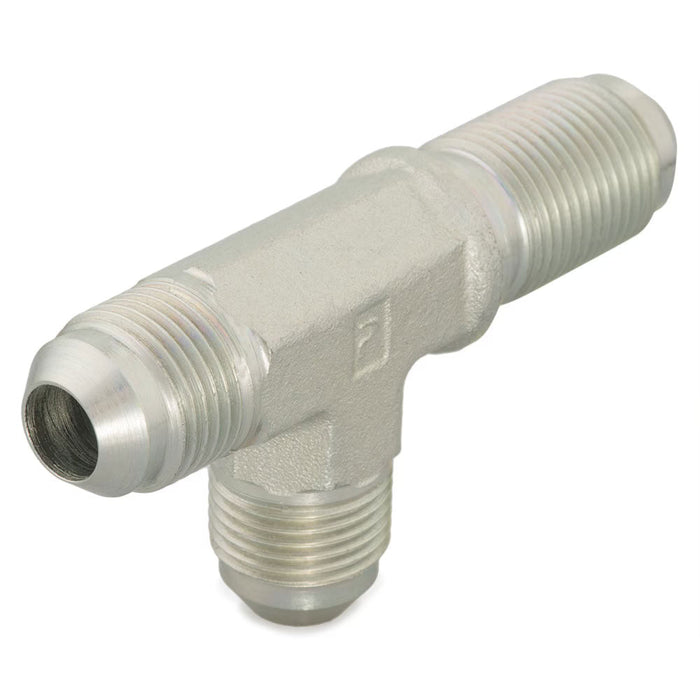 Conector Parker 4 WJJTX-WLN-S Triple-Lok Tee para Paso de Muro con Contratuerca Abocinado 37° Tubo 1/4 in 7500 psi Acero