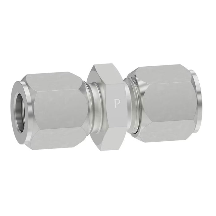 Conector Parker 6-4 HBU-S Ferulok Recto Tipo Muerde Tubo 3/8 in a Tubo 1/4 in 6000 psi Acero
