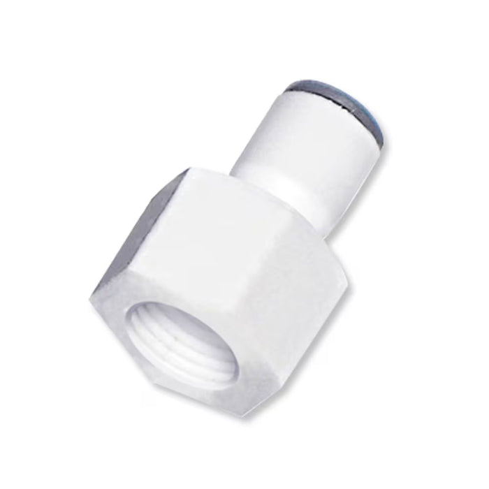 Conector Parker 6352 60 21WP2 LIQUIfit Push-In para Tubo 3/8 in a BSPP Hembra G 1/2 Polímero Biobasado