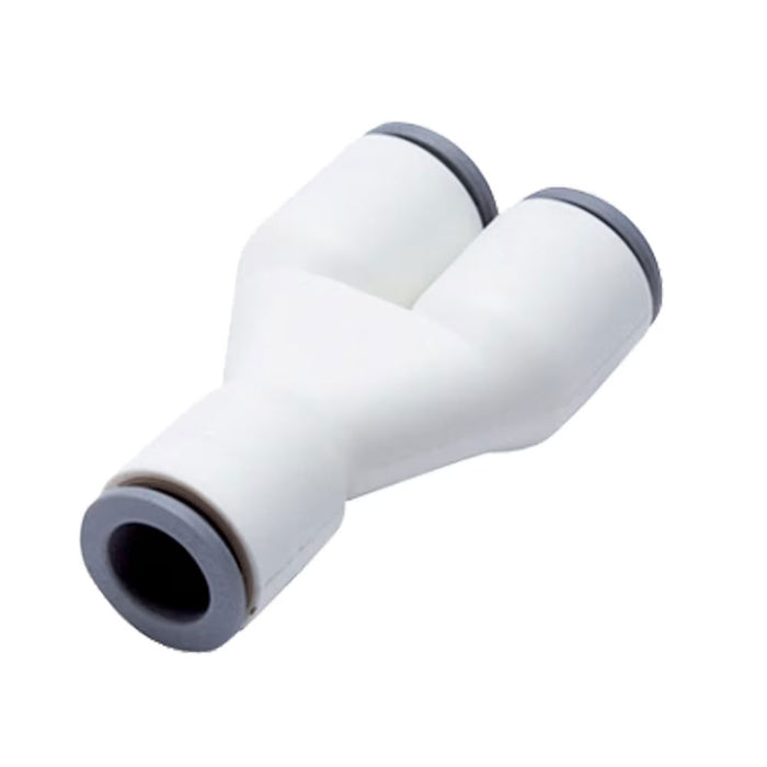 Conector Parker Legris 6340 56 00WP2 LIQUIfit Push-In para Tubo 1/4 in a Tubo 1/4 in Polímero Biobasado