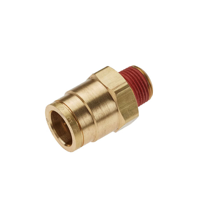 Conector Parker VS68PTC-6-4 Push to Connect de Latón 3/8 in a 1/4 in NPT para Aire y Frenos DOT