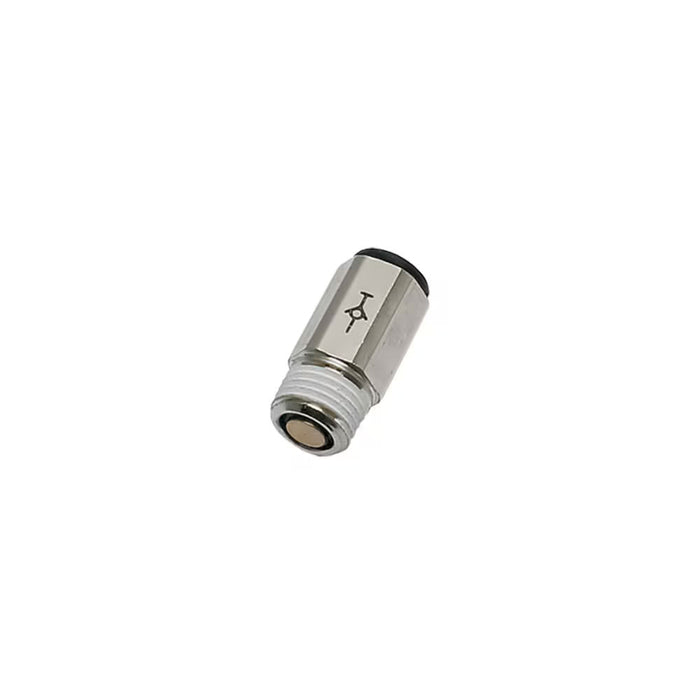 Conector Recto Parker Legris 3091 04 11 LF 3000 Push-In Banjo para Tubo 5/32 in a NPT Macho 1/8 in Latón Niquelado