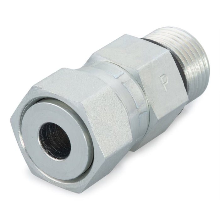 Conector Recto Seal-Lok Parker 10 F65OL-S Acero O-Ring Face Seal Hembra Giratoria a SAE-ORB Macho 7/8-14 in para Tubo de 5/8 in 6000 psi