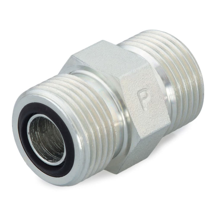 Conector Recto en Acero Parker 10 HLO-S Seal Lok O Ring Face Seal