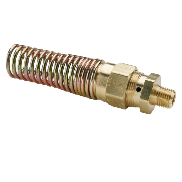 Conector de Manguera a Rosca Parker 68RBSG-6-4 de Latón para Manguera de 3/8 in a NPT Macho de 1/4 in Frenos de Aire