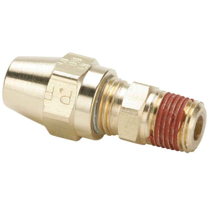 Conector neumático Parker VS68AB-8-4 tipo compresión 1/2 in a NPT 1/4 in para sistema de freno de aire