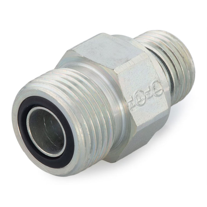 Conector recto Seal-Lok Parker 8M18F82EDMLOS de acero para tubo de 1/2 in a rosca BSPP con sello ED M18x1.5