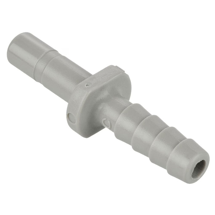 Conector recto TrueSeal Parker A4TCB4 de acetal para tubo de 1/4 in a barba de 1/4 in