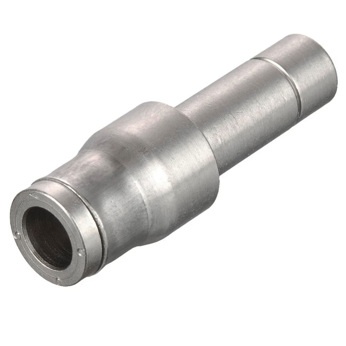 Conector reductor Prestolok PLM Parker 67PLM-12M-14M de latón niquelado para tubo de 12 mm a 14 mm