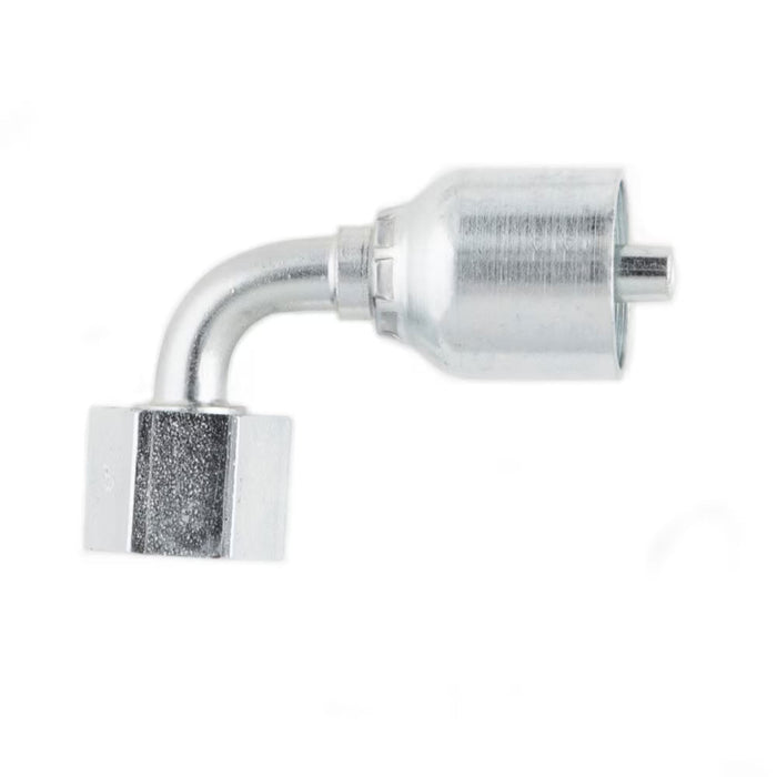 Conexión Crimpable Codo 90° Parker 1C543-22-12 Serie 43 Hembra Métrica
