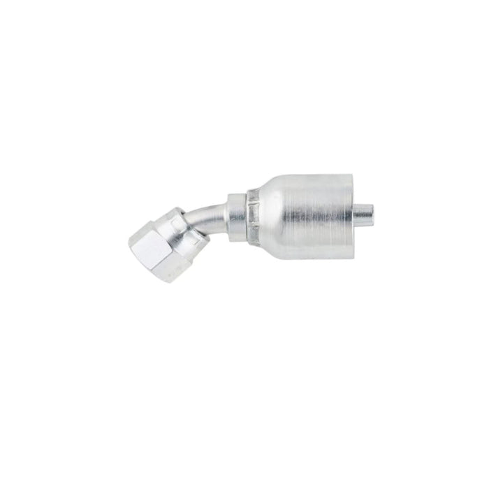 Conexión Crimpable Parker 13743-4-4C Serie 43 JIC 37° Hembra de 1/4 in en Acero Inoxidable