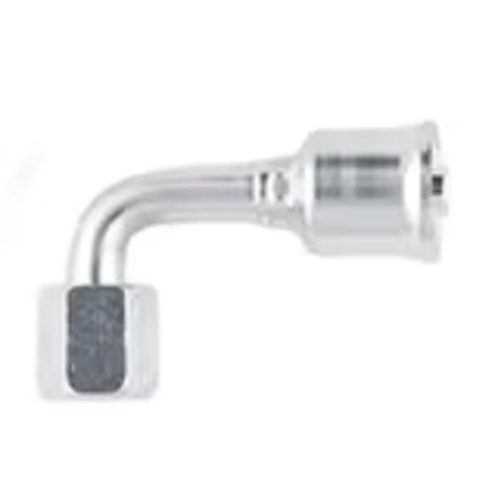 Conexión Crimpable Parker 13926-16-16 Serie 26 Codo de 90° Corto JIC 37° Hembra de 1 in en Acero