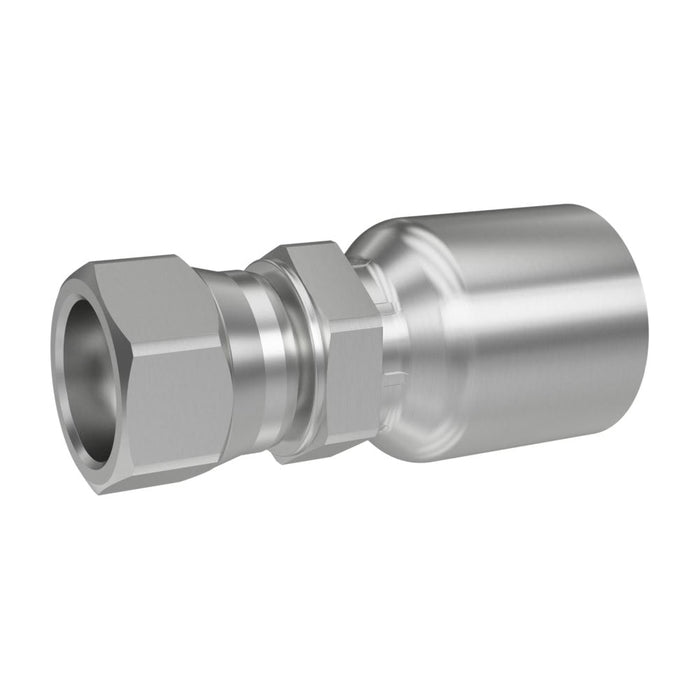 Conexión Crimpada Recta Parker 1GU43-6-6 Serie 43 Hembra BSP Giratoria 60° de 3/8 in