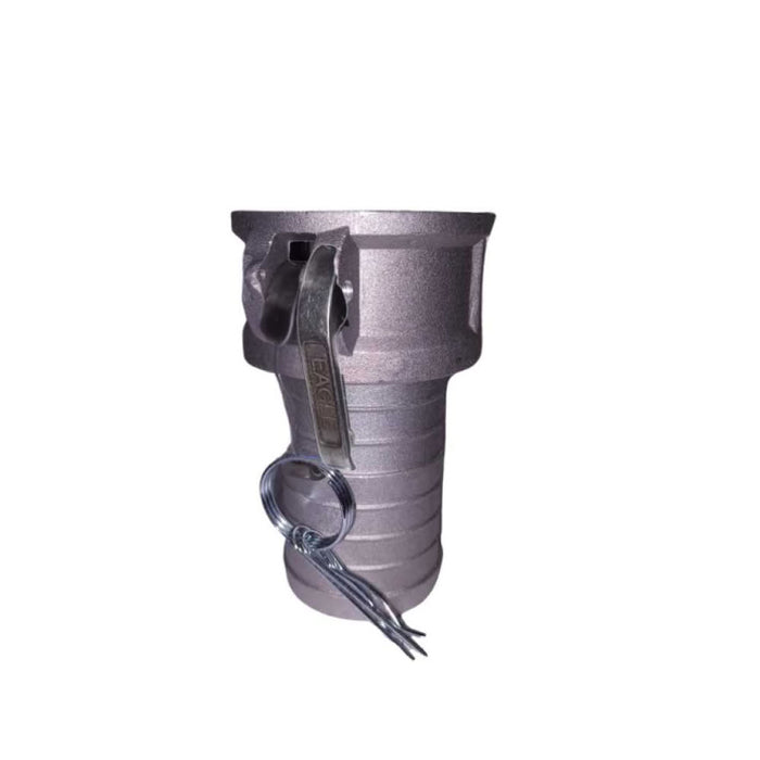 Conexión Hembra GOODEAGLEFLEX E-AL-C075 en línea en aluminio con puerto de 3/4 pulgada y vástago de manguera