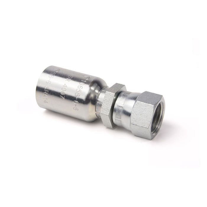 Conexión Hembra de 5/16 in Global Parker 10656-5-4 Serie 56 JIC 37° para Manguera de 1/4 in