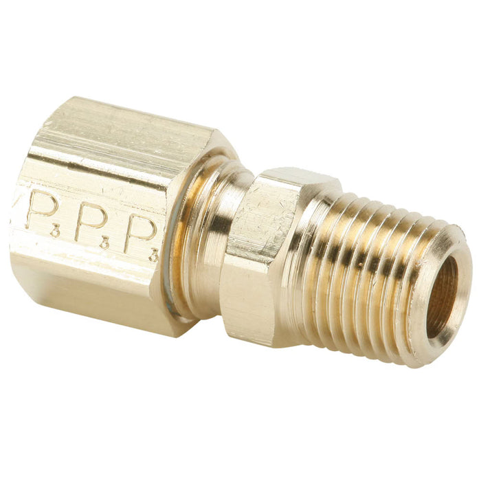 Conexión Parker 682C-6-6 para Tanque de Compresión de Latón para Tubo 3/8 in a Macho NPTF 3/8 in