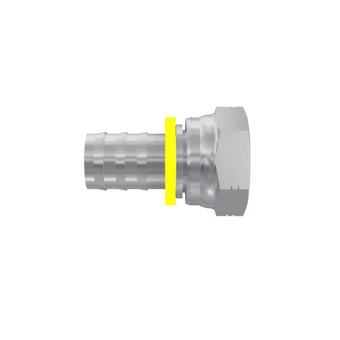 Conexión Push On Parker Serie 82 39282-12-12 Recto Hembra BSP Giratoria con Asiento 60° para Manguera 3/4 in en Acero