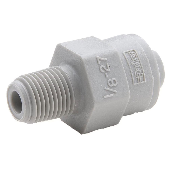 Conexión Push to Connect Parker A5MC4-MG TrueSeal de 5/16 in a NPT Macho de 1/4 in
