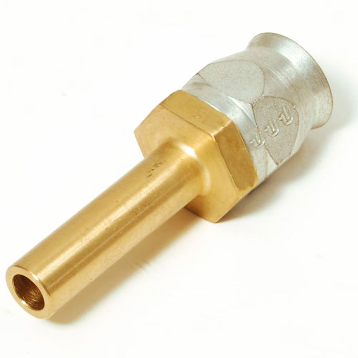 Conexión Recta Ensamblable en Campo Parker 23490-10-10 Serie 90 para Manguera PTFE Manguera a Tubo Macho Rígido 1/2 in en Latón y Acero