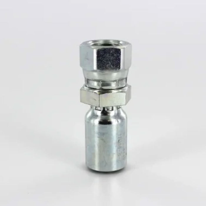 Conexión Recta Parker 1FU56-6-6 Hembra BSP Swivel 30° Crimpada Serie 56 de 3/8 in