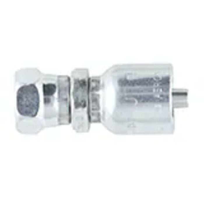 Conexión Recta Parker 1FU77-8-8 Hembra BSP Swivel 30° Flare Crimpada 77 Series 1/2 in en Acero