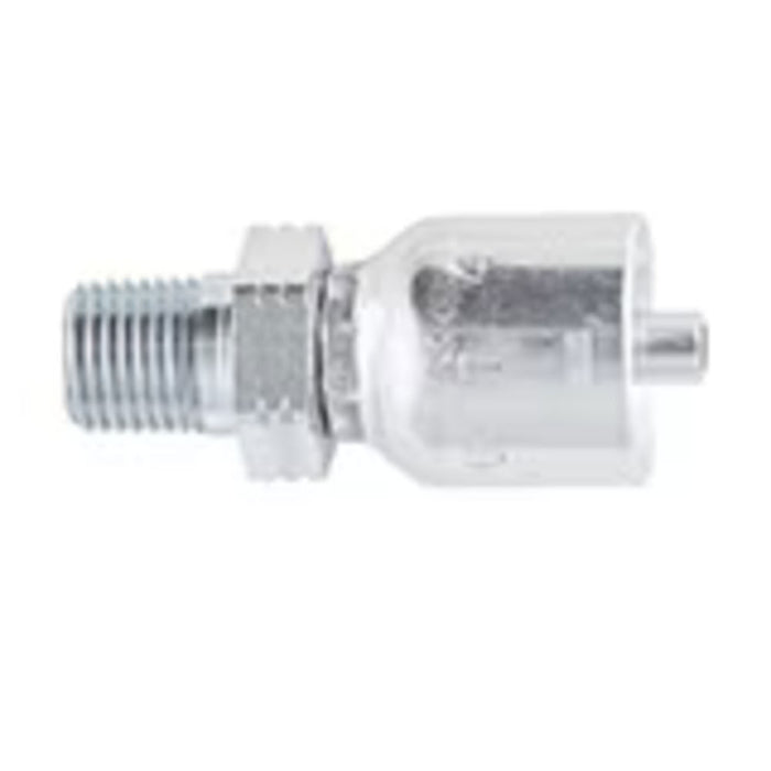 Conexión Recta Parker 1UT43-12-12 Macho BSP Cónico 60° Rígido Crimpada Serie 43 de 3/4 in