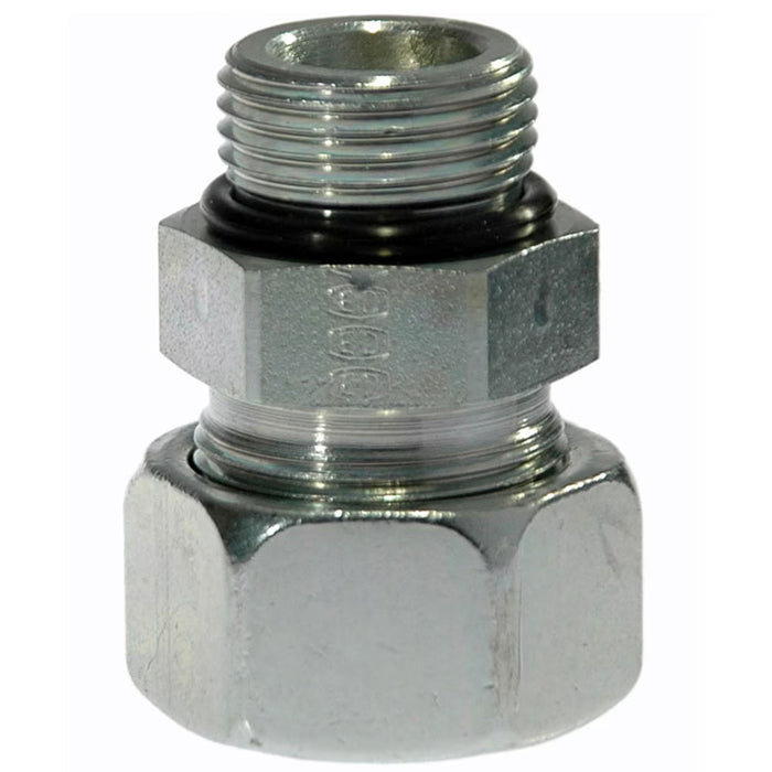 Conexión Recta Parker GE12L3/4UNFCF Tubo 12 mm a Rosca Macho UNF de 3/4 in en Acero