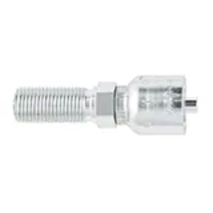 Conexión Recta Pasamuros Parker 1JB43-4-4 Serie 43 Macho Seal Lok sin Contratuerca de 1/4 in en Acero