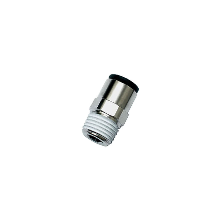 Conexión Recta Push-In para Neumática Parker 3175 62 22 Stud LF 3000 Tubo 1/2 in a NPT Macho de 1/2 in