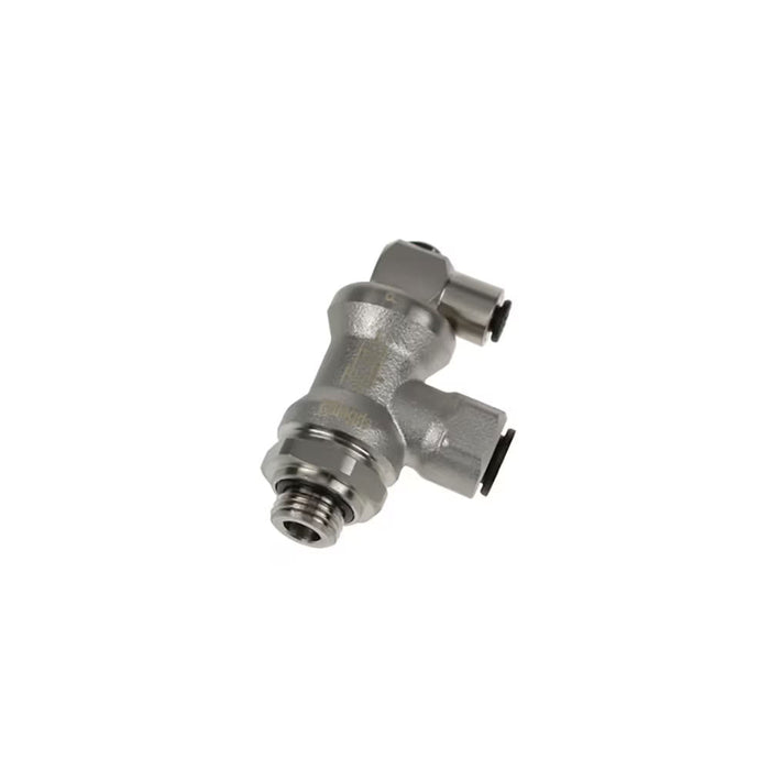 Conexión de Bloqueo Neumática Parker 7880 08 13 Macho BSPP G1/4 a Hembra BSPP G1/4 con Puerto Piloto de 4 mm