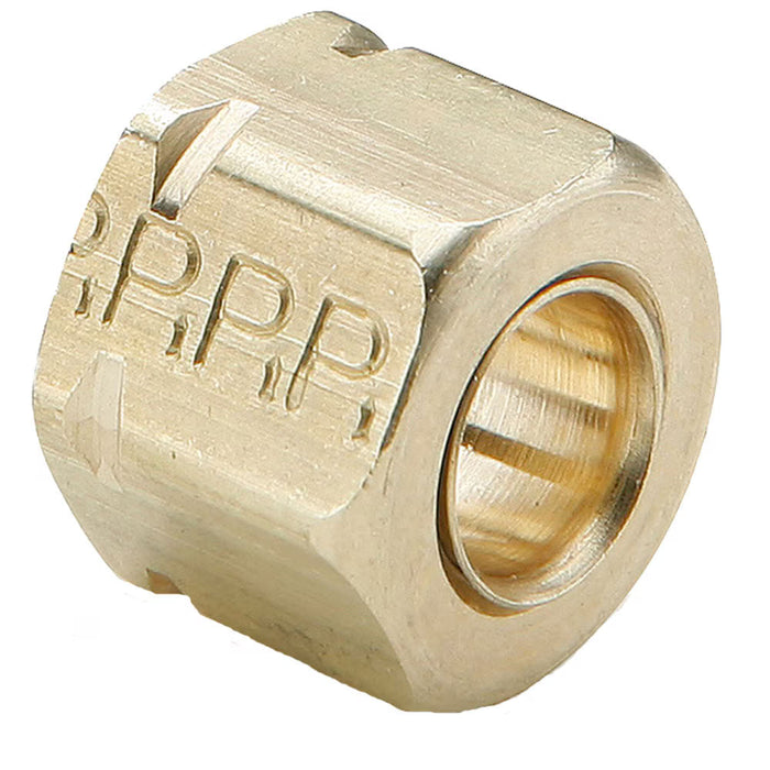 Conexión de Compresión Compress-Align Parker 61CA-6 de Latón para Tubo de 3/8 in